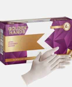 Powdered Latex Examination Gloves (Golden Hands)