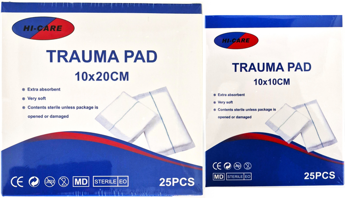 Dressing Wound Trauma 100x100mm 25’s