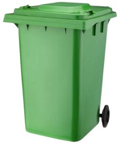 360L Wheelie Bin - 2 Wheel - Plastic - Green