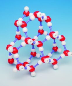 Molecular model silicone dioxide 38 atoms