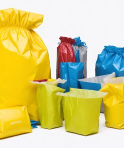 Carry Bags. Plastic And Paper.