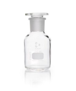 DWK Duran Wide Neck Reagent Bottles, Clear Glass, with NS Glass Stopper, Cap. 250 ml