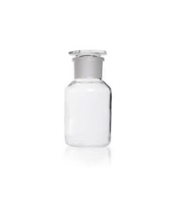 DWK Duran 1000 mL Wide Neck Clear Reagent Bottle with Glass Stopper
