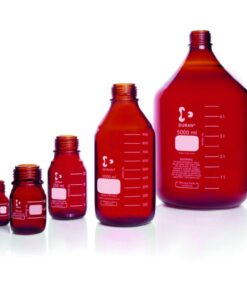 DWK Duran Laboratory Bottle, 10L Amber, Without Cap