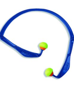 Uvex Earplugs X-Fold Blue/Lime/Orange, SNR 23 dB(A), Pack of 5
