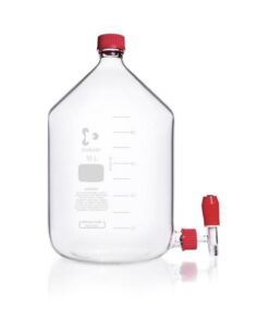 DWK Duran Aspirator Bottle 10000 ml Neck with GL 45, with GL 32 Tubulature