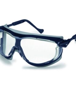 Uvex Protecting Lenses Skyguard 9175, Blue/Grey Frame, Colourless UV 2-1.2, Supravision HC/AF