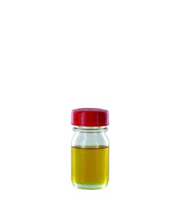 Behr Wide Neck Bottle RK 30 GT, 30ml Clear Glass, with Closure and PTFE Insert, Thread Dia. 32mm