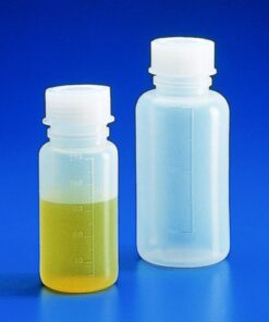 Kartell Wide Mouth Bottle 1000 mL PE Graduated with Closure GL 63