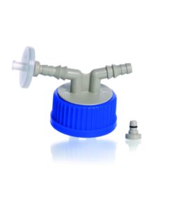 DWK Duran Screw Caps GL 45, PP with 2 Olives (6-9 mm), Pack of 2