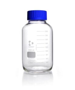 DWK Duran Thread Bottle 2000 ml Wide Neck with GLS 80 Thread Complete