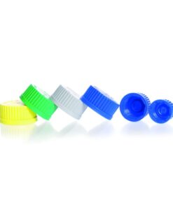 DWK Duran GL 45 Yellow Polypropylene Screw Cap with Lip Seal
