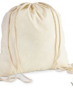 Eco-Cotton Drawstring Bag – Avail in: Natural