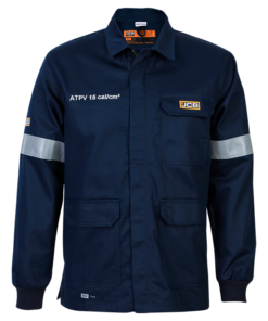 JCB Arc Tech Jacket – Nylon Flame Retardant Fabric Silver Reflective Tape