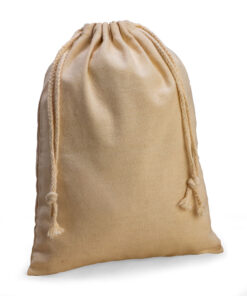 Natural Cotton Fibre Drawstring Bag – 38.5cm