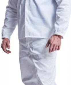 Conti Suit Poly Cotton HACCP Compliant Royal Blue or White. Sizes 34 – 56