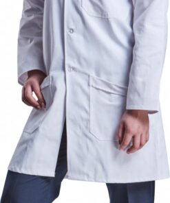 100% Cotton Dust Coat J54 Royal Blue or White. Sizes 34 – 60