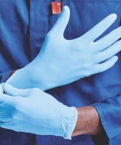 Disposable Glove Nitrile Powder Free Blue 100’S – Min 20 boxes of 50 pairs