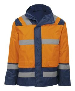 Blaze 4-In-1 Jacket – Available in: Safety Orange/Navy or Safety Yellow/Navy
