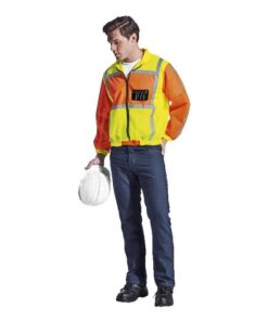 Contract Long Sleeve Reflective Vest – Available in: Safety Yellow/Orange