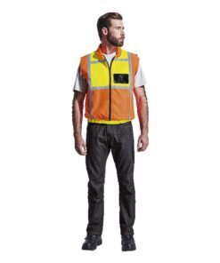 Contract Sleeveless Reflective Vest – Available in: Safety Yellow/Orange