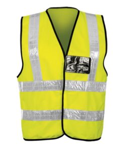 Contract PVC Waistcoat – Available in: Safety Yellow