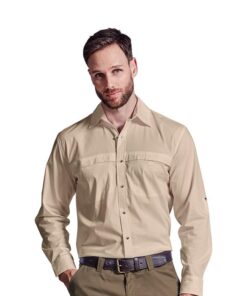 Mens Bush Shirt Long Sleeve