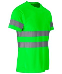 Construction Hi-Viz Reflective Polyester T-Shirt – Avail in Lumo Green, Yellow or Orange