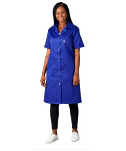 Marriot Polycotton Housecoat – Avail in navy, white, khaki or blue