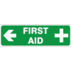 First Aid - ( Left ) safety sign