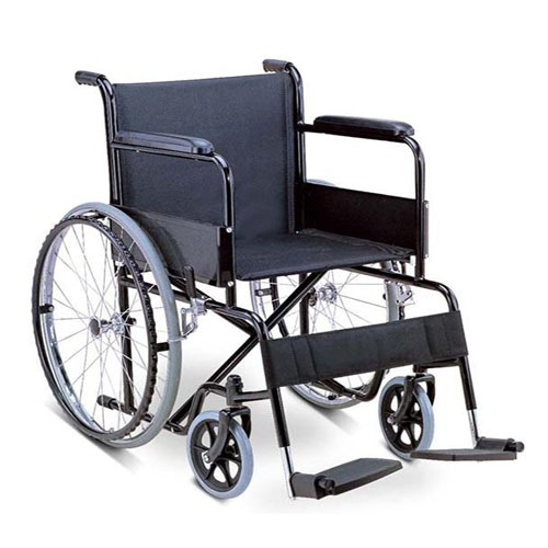 Basic Model Wheelchair ��� Steel Frame, Fixed Arm/Foot