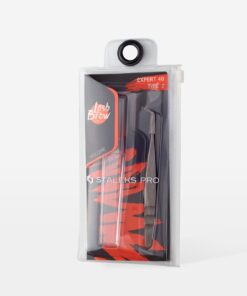 Alternative view of Staleks Professional eyelash tweezers EXPERT 40 TYPE 2 (L-shaped, 70?)