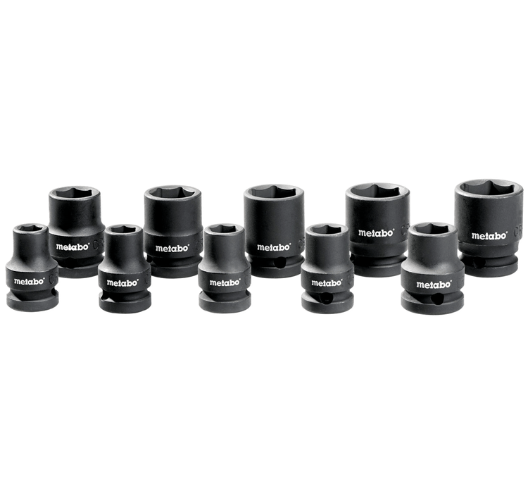Metabo Impact Socket Wrench Set 1/2��� Dr