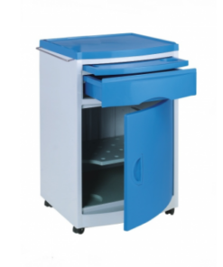 Bedside locker on castors D-2