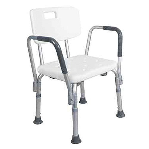 Shower Chair with Back Support Handles