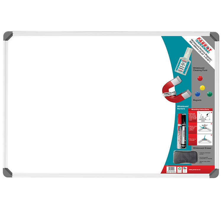 Whiteboard Slimline Magnetic 900��600 Retail