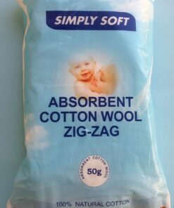 Simply Soft Cottonwool ZigZag - 50g