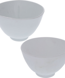 Alternative view of Soft mask mixing bowl | White