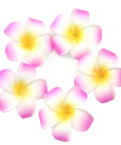 Frangipani Foam Flower Pink 8cm