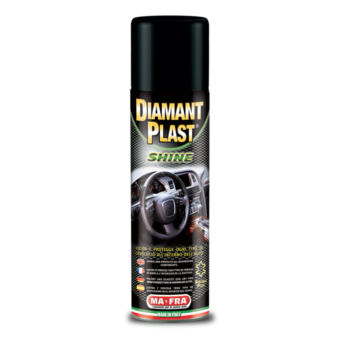 H0049 Mafra Diamantplast Shine Leather & Dashboard Treatment Spray 500Ml